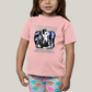 Camiseta Infantil Algodão Unissex T shirt Wandinha Wednesday Eu Não Sou Estranho, Todo Mundo é