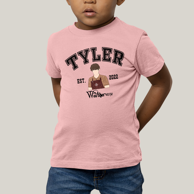 Camiseta Infantil Algodão Unissex T shirt Wandinha Tyler Est 2022