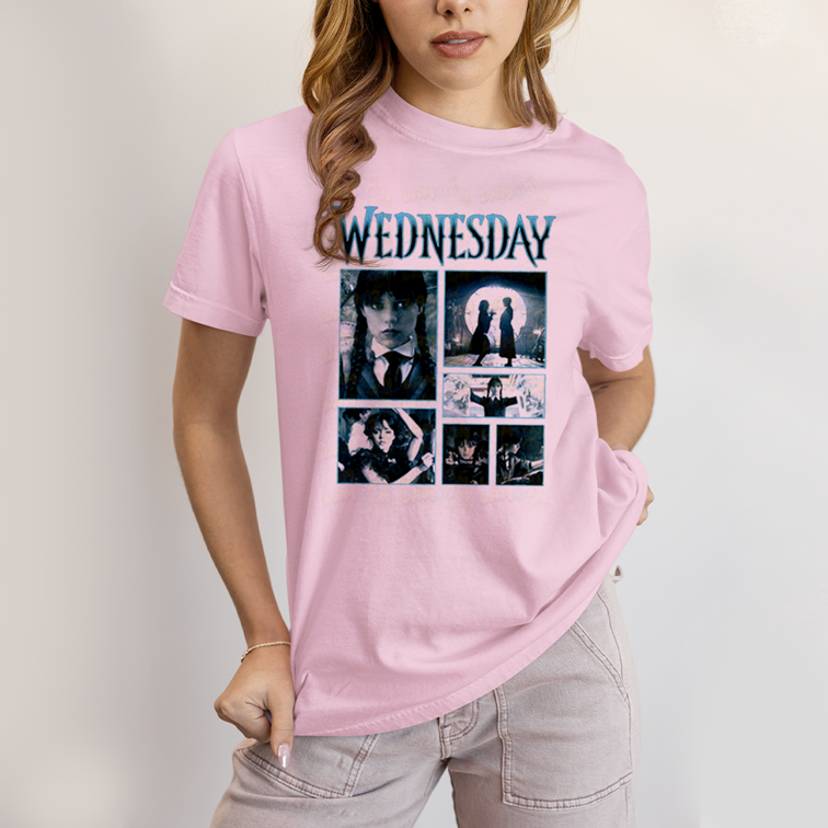 Camiseta Algodão Unissex T shirt Wandinha Wednesday 1