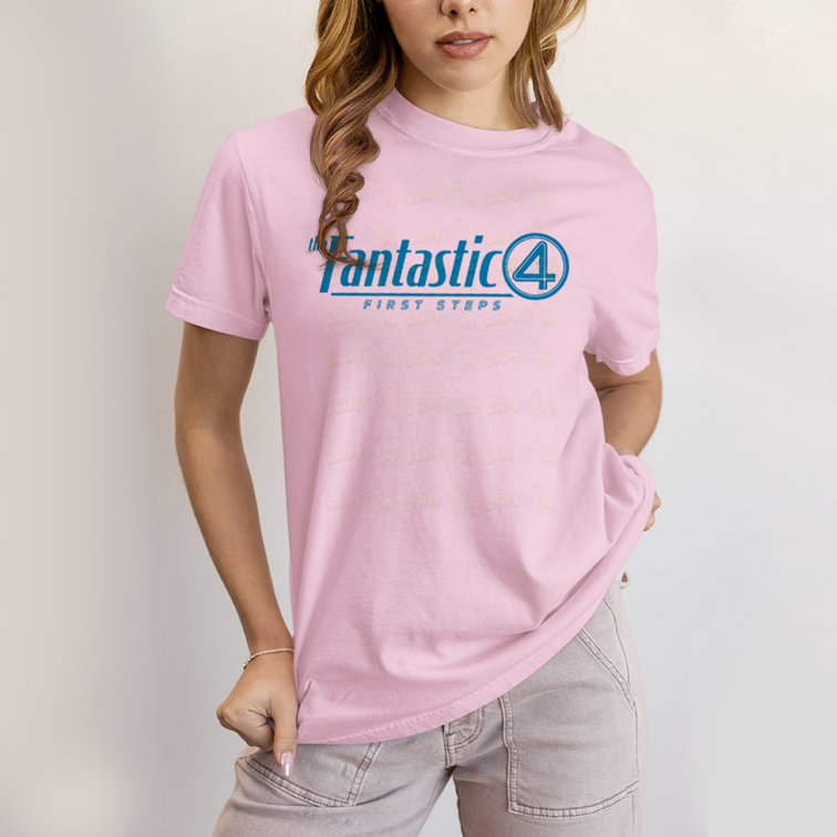 Camiseta Algodão Unissex T shirt The Fantastic Four First Steps