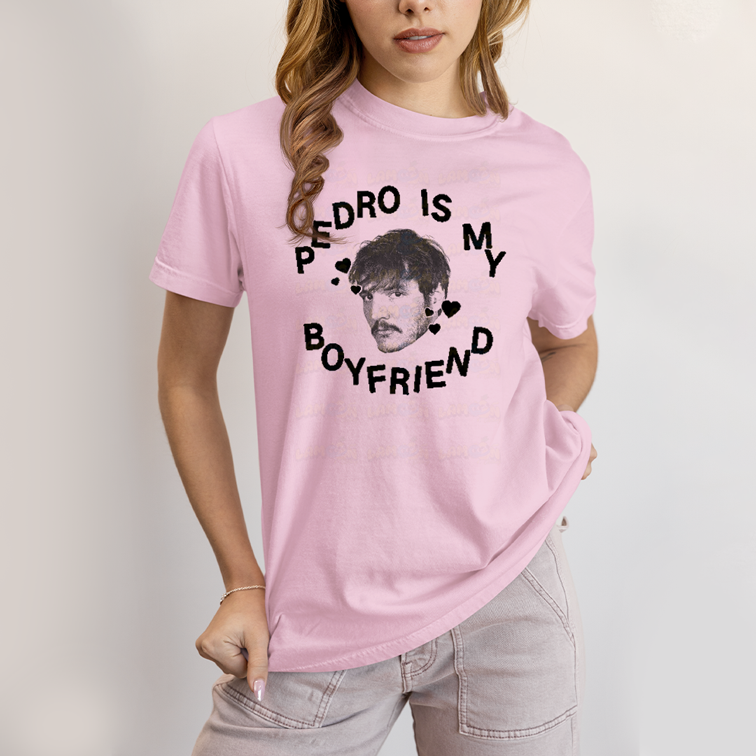 Camiseta Algodão Unissex T shirt Pedro Pascal Is My Boy Friend Quarteto Fantástico