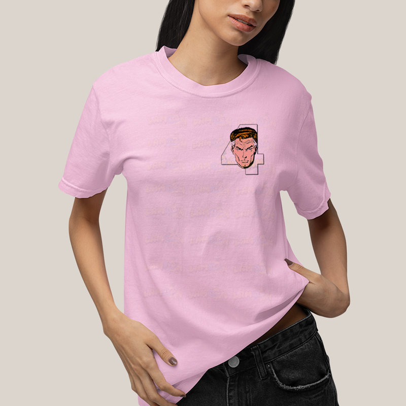 Camiseta Algodão Unissex T shirt Quarteto Fantástico Logo Sr Fantástico