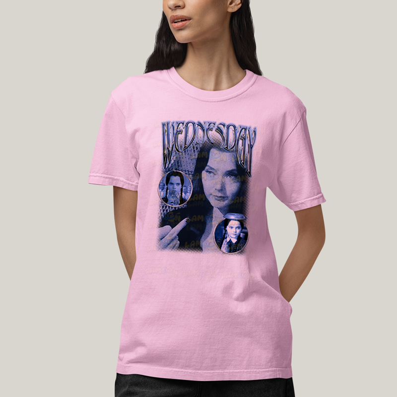 Camiseta Algodão Unissex T shirt Wandinha Retrô