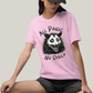 Camiseta Algodão Unissex T shirt All Panic No DIsco