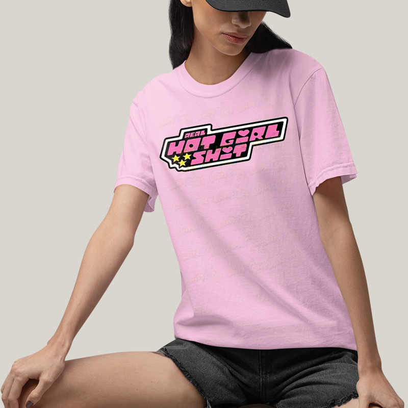 Camiseta Algodão Unissex T shirt Real Hot Girl Shit