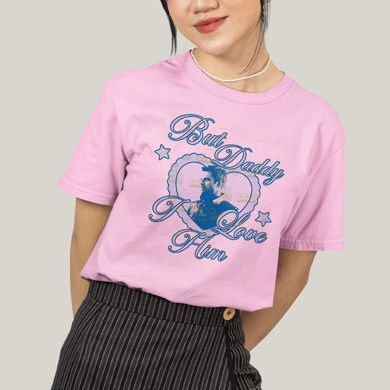 Camiseta Algodão Unissex T shirt Sebastian Stan Bucky Barnes Soldado Invernal Azul