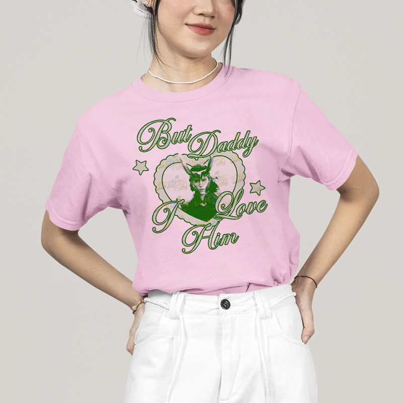 Camiseta Algodão Unissex T shirt Loki Mas Papai Eu o Amo