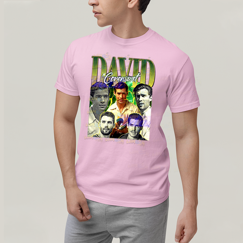 Camiseta Algodão Unissex T shirt Superman David Corenswet Verde