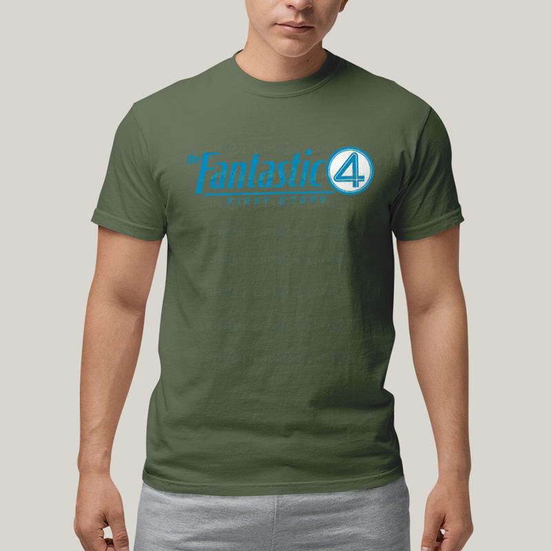 Camiseta Algodão Unissex T shirt The Fantastic Four First Steps