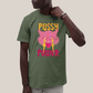 Camiseta Algodão Unissex T shirt Cat Pink Pussy Power