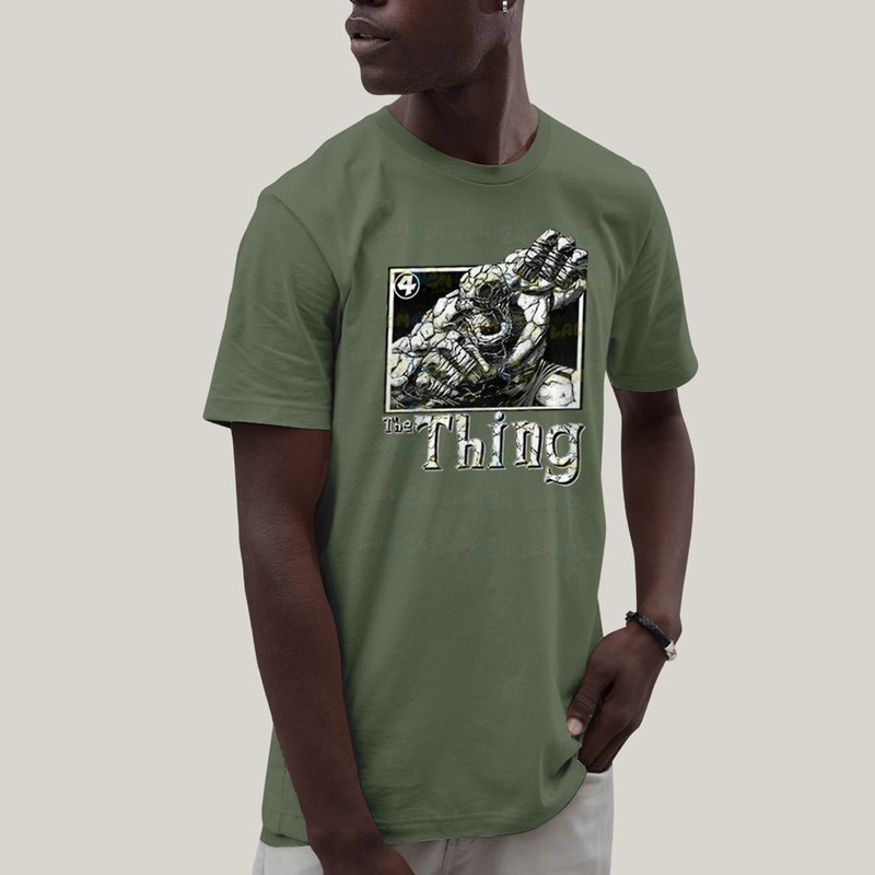 Camiseta Algodão Unissex T shirt Quarteto Fantástico The Thing