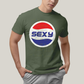 Camiseta Algodão Unissex T shirt Sexy Logo Pep si