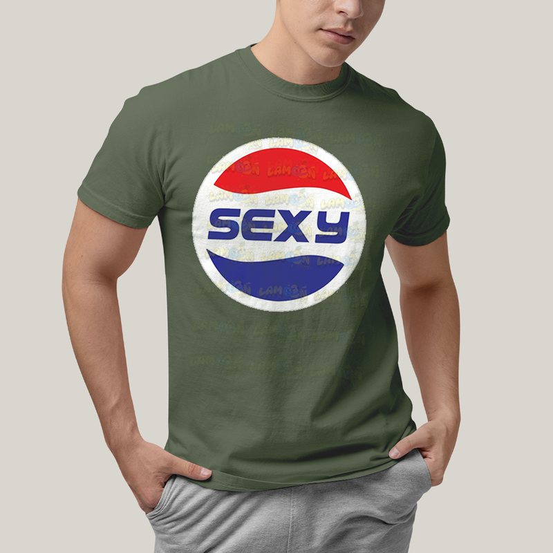 Camiseta Algodão Unissex T shirt Sexy Logo Pep si