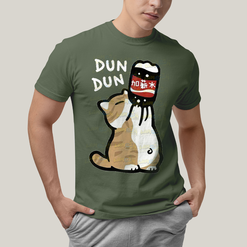 Camiseta Algodão Unissex T shirt Gatinho Refrigerante