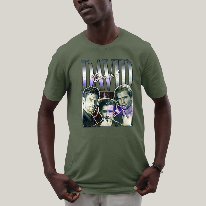 Camiseta Algodão Unissex T shirt Superman David Corenswet Prateado