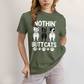 Camiseta Algodão Unissex T shirt Gatinhos Nothin Butt Cats