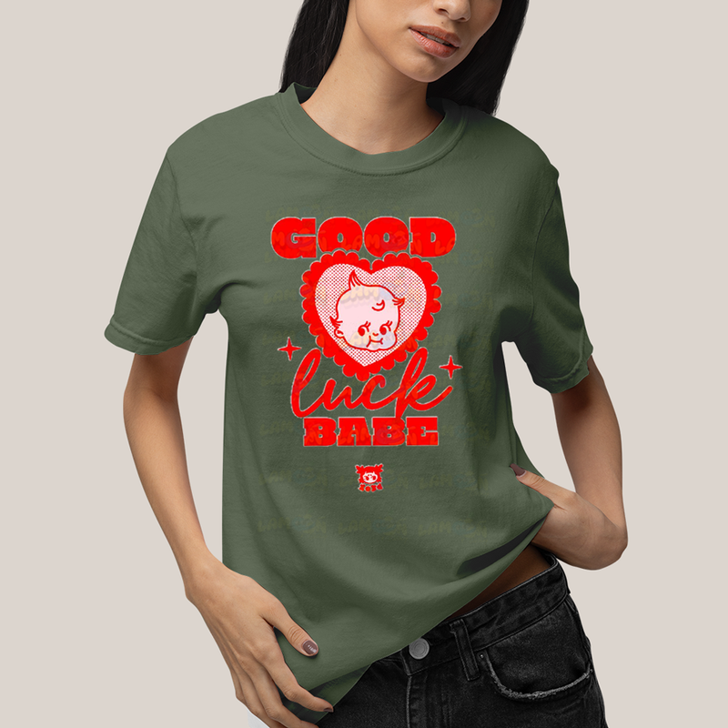 Camiseta Algodão Unissex T shirt Chappell Roan Good Luck, Babe!