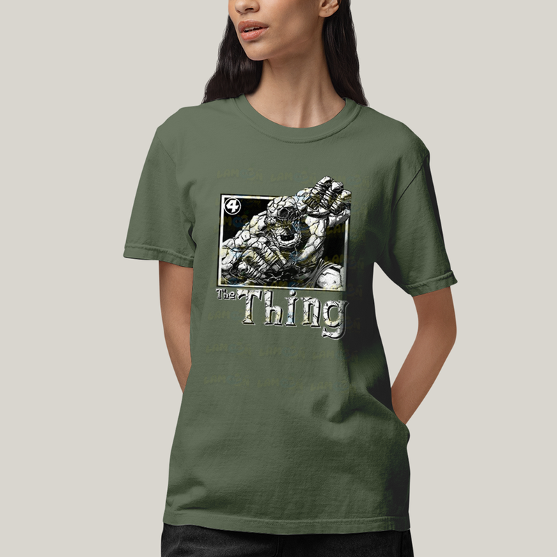 Camiseta Algodão Unissex T shirt Quarteto Fantástico The Thing