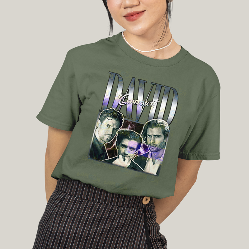 Camiseta Algodão Unissex T shirt Superman David Corenswet Prateado