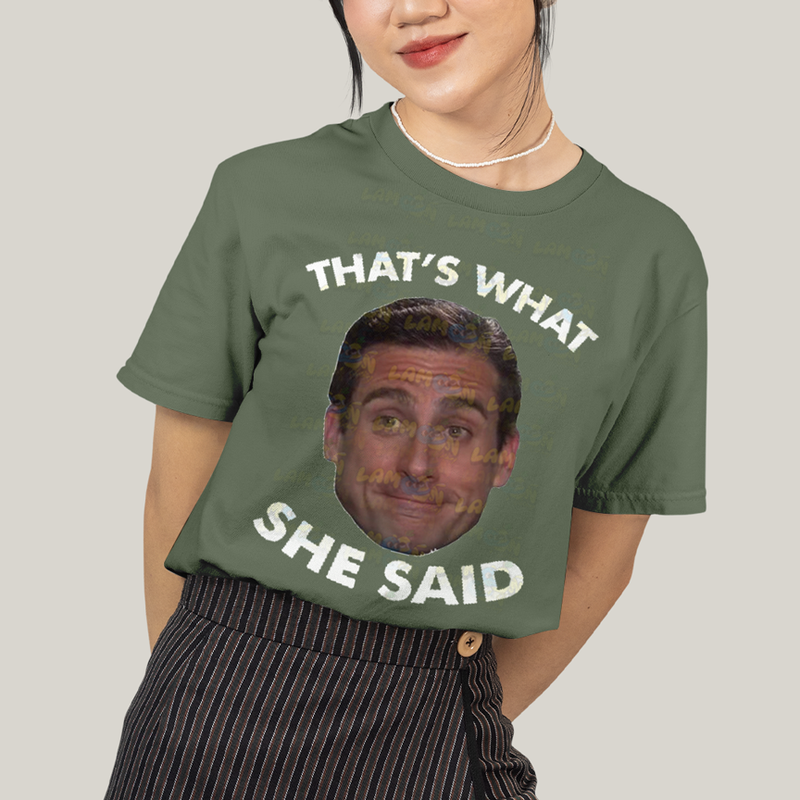Camiseta Algodão Unissex T shirt Michael Scott Rosto The Office