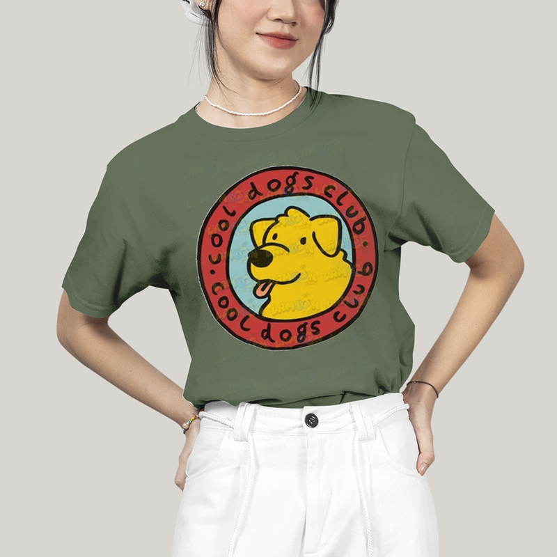 Camiseta Algodão Unissex T shirt Cool Dogs Club