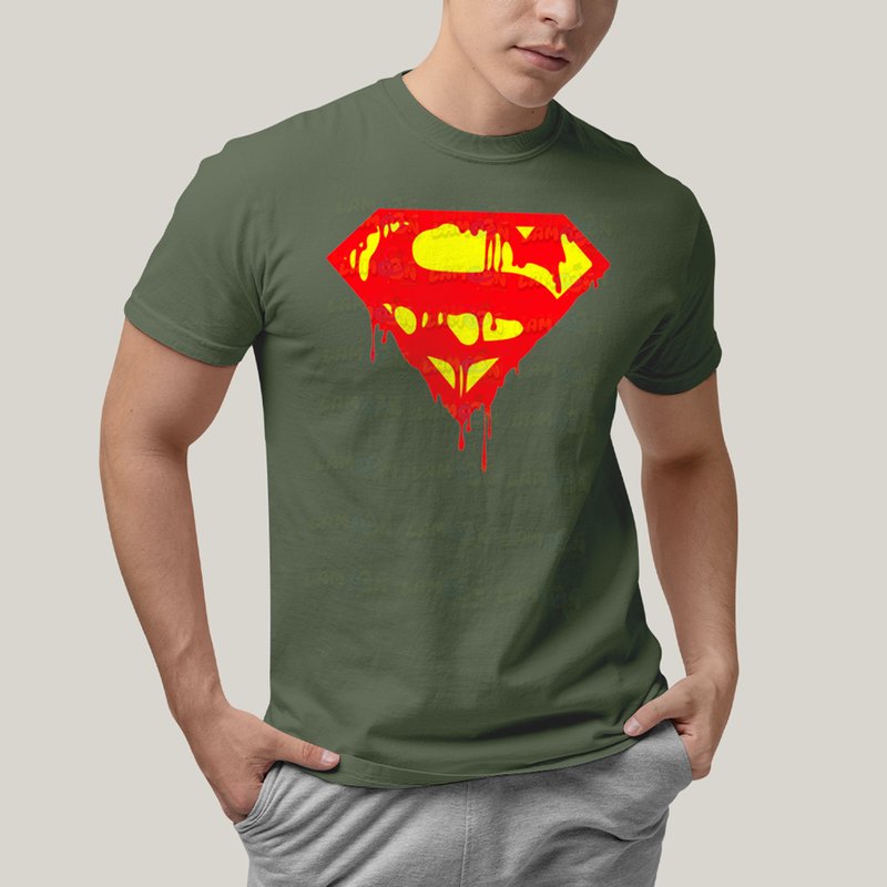 Camiseta Algodão Unissex T shirt Superman Logo Clássica 3